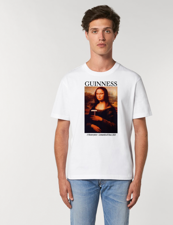 Guinness, A Masterpiece - Mona Lisa Tee