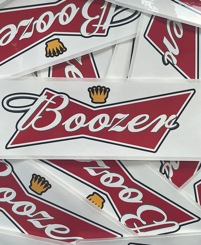 Boozer Sticker - Pints Apparel