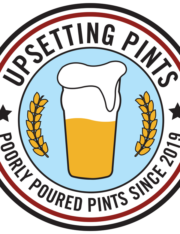 Upsetting Pints Logo Tee | White - Pints Apparel