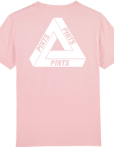 Pints Pints Pints ▵ Triangle Tee | Pink