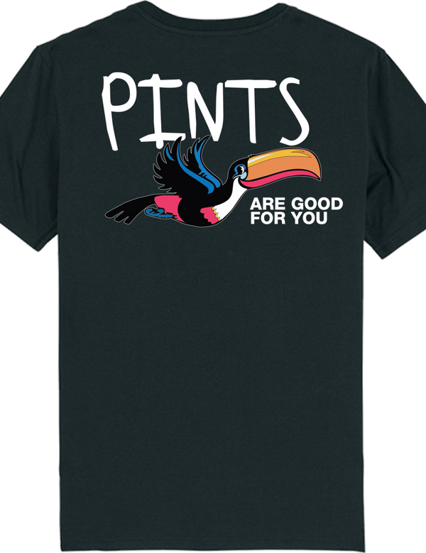 Pints are Good for You | Black Tee