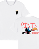 Pints are Good for You Toucan | White