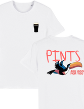 Pints are Good for You Toucan | White