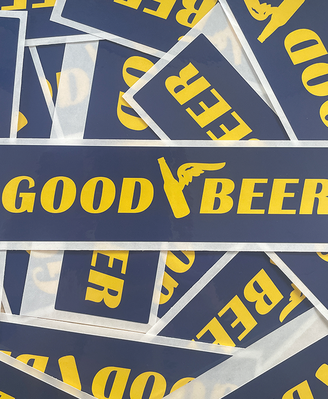 Good Beer Sticker - Pints Apparel