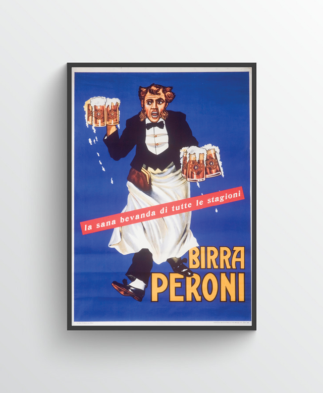 Peroni Vintage Poster - Pints Apparel