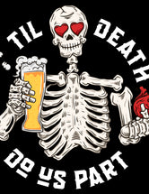 Til' Death Do Us Part Tee | Black - Pints Apparel