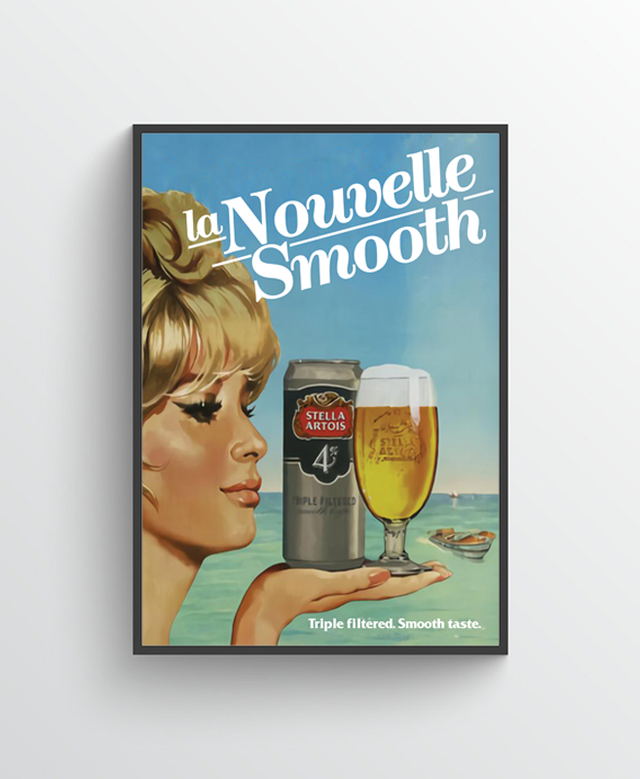 Stella Artois - la Nouvelle Smooth Poster - Pints Apparel