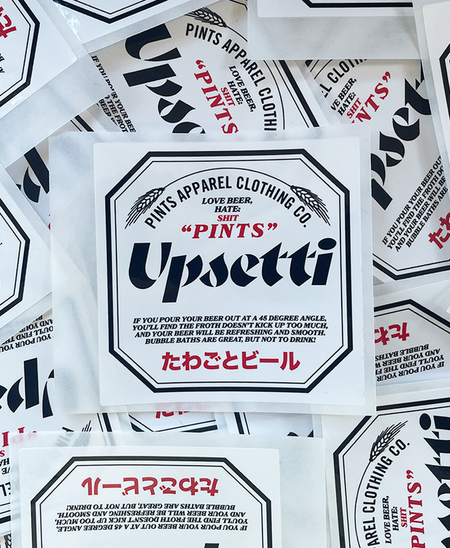 Asahi Sticker - Pints Apparel