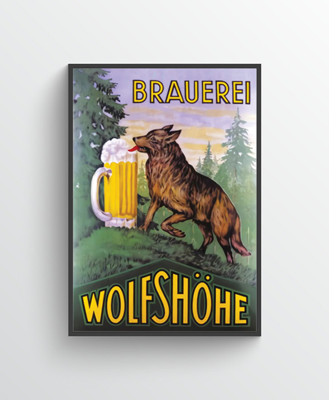 Wolfshöe Brewery Poster - Pints Apparel